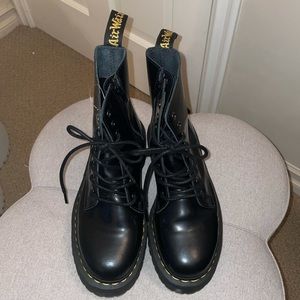 JADON SMOOTH LEATHER PLATFORM BOOTS